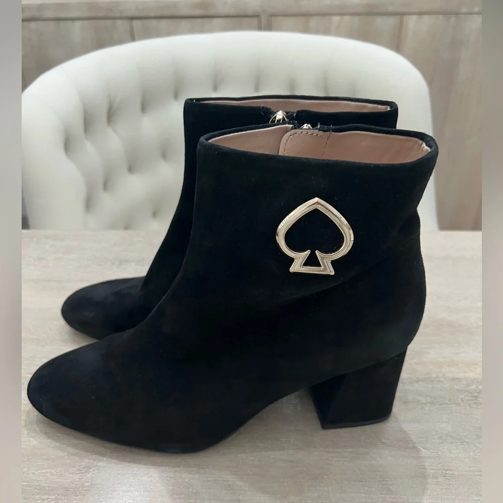 Kate Spade ♠️ Alihandra Suede Leather Boots - Picture 3 of 15